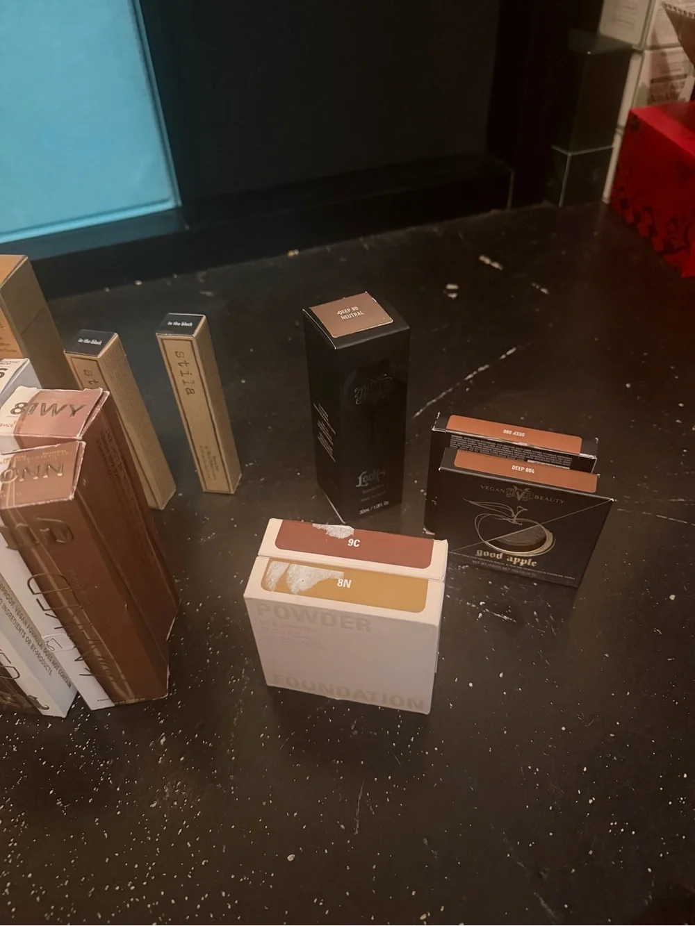 Dark foundation lot Honest Beauty + Clinique Skincare & Makeup Lot
